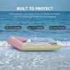 CREWORKS 7.5ft Inflatable Dinghy Boat, 2 Person 660lb Transom Sport Tender Boat with Pump Aluminum Oars Floor, Heavy Duty Inflatable Raft Kayak for Adults