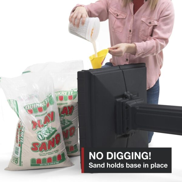 a4889457d45642cfa2d148c6264e589a Simplay3 Dig Free Easy Up Classic Black Plastic Mailbox