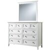 8 Drawer 60” W Double Dresser