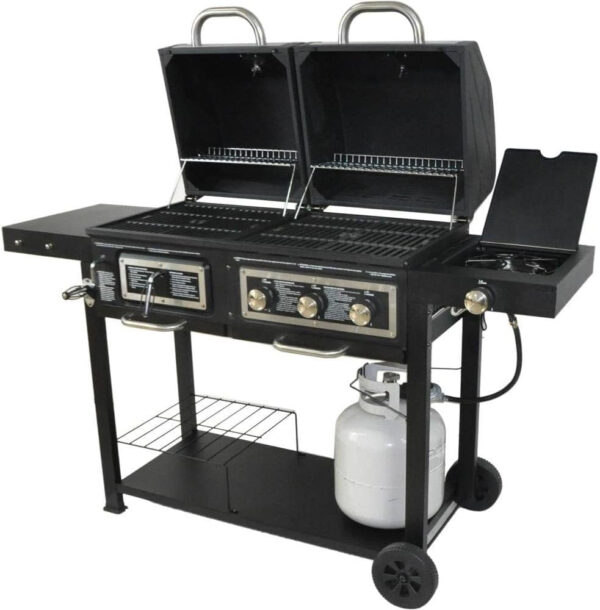 a496405ad65a43bc9481fc14b3531ba2 Dual Fuel Combination Charcoal/Gas Grill