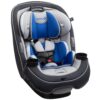 Grow and Go All-in-One Slim Convertible Car Seat, Rear Facing, 5-40 lbs, Forward Facing (30–65 lbs), High Back Booster Seat 40-100 pounds, Aqua Pop