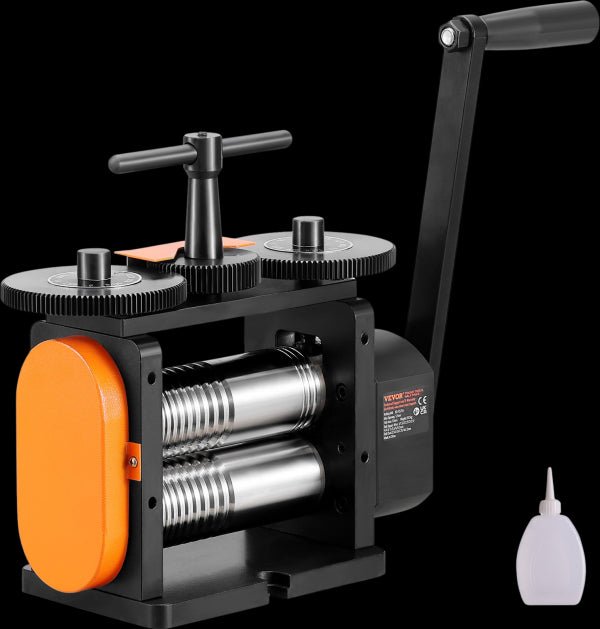 a5c4e0d848834b59ba0a587cfde099bf Vevor Rolling Mill Jewelry Machine 3-in-1 Multi-Function 57mm Max Width New