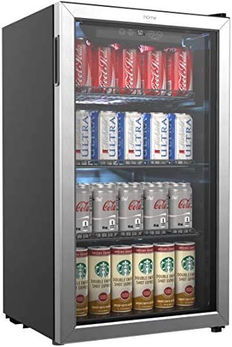 a5d80a9eb1194f3a93dd553f9b07eee9 hOmeLabs Beverage Refrigerator and Cooler – 120 Can Mini Fridge
