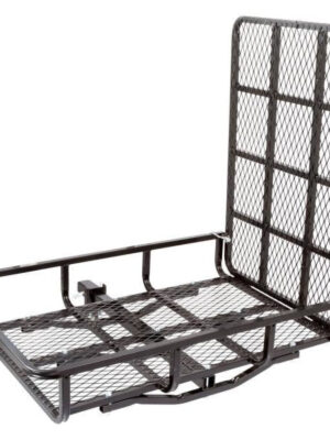 Elevate Outdoor UCC500 500 lb. Capacity Hitch-Mounted Steel Cargo Carrier with Ramp