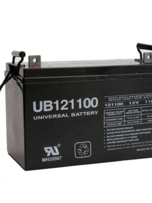UPG UB121100 (Group 30H) 12-Volt 110 Ah L3 Terminal Sealed Lead Acid (SLA) AGM Rechargeable Battery