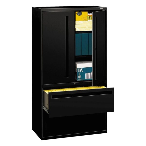 a69c3a9ba69d4255ade955056d70c62e 700 Series Lateral File with Storage Cabinet, 36w x 18d x 64.25h, Assorted Colors