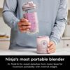 Ninja Blast Max, Portable Blender + Twist & Go, Personal Blender, Ninja Blender, Smoothie, Blend, Ice Crush, 3 Programs, Cordless, 22oz removable Vessel, Dishwasher Safe, Leakproof, Sea Glass, BC251MT