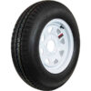 Hi-Run ASB1001 8 Spoke White 50 PSI ST175/80D13 and 13 in. x 4.5 in. 5-4.5HD 6-Ply Tire and Wheel Assembly