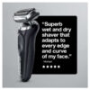 Braun Series 7 7085cc Flex Rechargeable Wet Dry Men s Electric Shaver with Clean Charge Station, Stubble Beard Trimmer