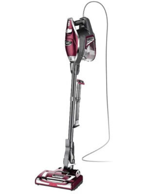 HV322 Rocket Deluxe Pro Corded Stick Vacuum with LED Headlights, XL Dust Cup, Lightweight, Perfect for Pet Hair Pickup, Converts to a Hand Vacuum, with Pet Attachments, Bordeaux/Silver
