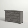 9 Drawer 66” W Dresser