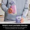 Ninja Blast Max, Portable Blender + Twist & Go, Personal Blender, Ninja Blender, Smoothie, Blend, Ice Crush, 3 Programs, Cordless, 22oz removable Vessel, Dishwasher Safe, Leakproof, Sea Glass, BC251MT