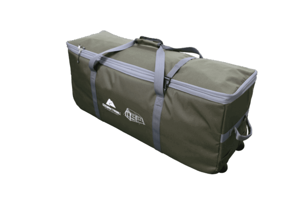 a9629fac6c504ef2b7ce3d5363b1cf99 Hazel Creek 12 Person Cabin Tent, 3 Rooms, Green