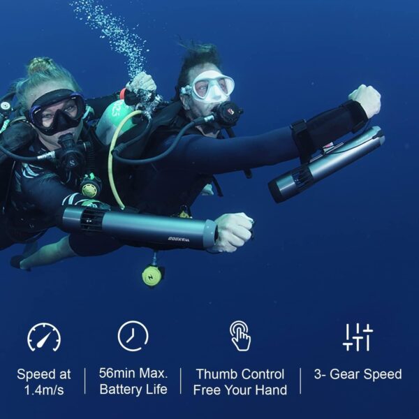 a96a72b5ff5145879d30d5525f010537 Subnado Twin Engine Handle Bracket+ Subnado Underwater Scooter 2 Packs with 2 handgrips, 2 Arm Mount Kits, 2 Accessories Mount Rings