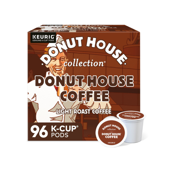 a9a9e6f8ff2b4ddc89ad856afabcc905 Donut House Collection Donut House Coffee Single-Serve K-Cup Pods, Light Roast Coffee, 96 Count (4 Packs of 24)