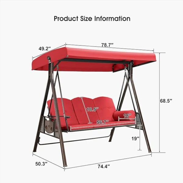 Porch Swing with Canopy