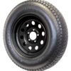 2-Pk Trailer Tire On Black Wheel Modular Rim ST205/75D15 LRC 5 Lug On 4.5 15 x 5.