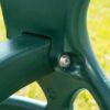 Gorilla Playsets 04-0037-G Dual Ride Glider Back-to-Back Tandem Swing, Green, Green Plastic Coated Chains, Multi-Child Swing