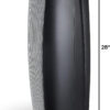 GermGuardian 5-In-1 HEPA Air Purifier for Home, Large Rooms Up To 915 Sq. Ft. with HEPA Pet Air Filter, UV-C Light & Odor Reduction, AC5250PT, 28′′ Tower, Black