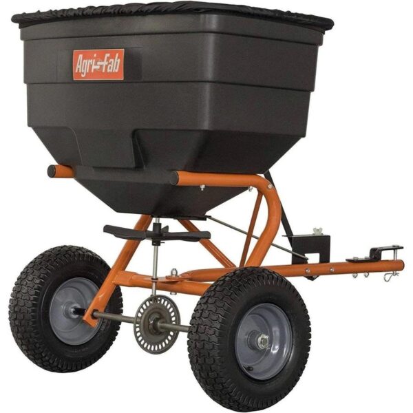 aacc89fe4ad941779fdaddabbf5dc1dc 185 lb. Tow Behind Broadcast Spreader
