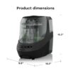 Baby Bottle Washer Pro – Baby Bottle Washer, Sterilizer + Dryer – All in One Machine Cleans Bottles, Pump Parts, & Sippy Cups – Replaces Hand Washing, Bottle Brushes and Drying Racks-Brezza