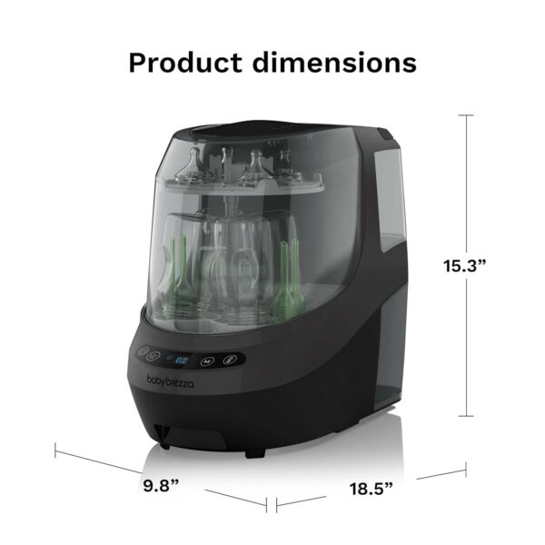 aafac23d2f9b497f87b341ef2f61db51 Baby Bottle Washer Pro – Baby Bottle Washer, Sterilizer + Dryer – All in One Machine Cleans Bottles, Pump Parts, & Sippy Cups – Replaces Hand Washing, Bottle Brushes and Drying Racks-Brezza