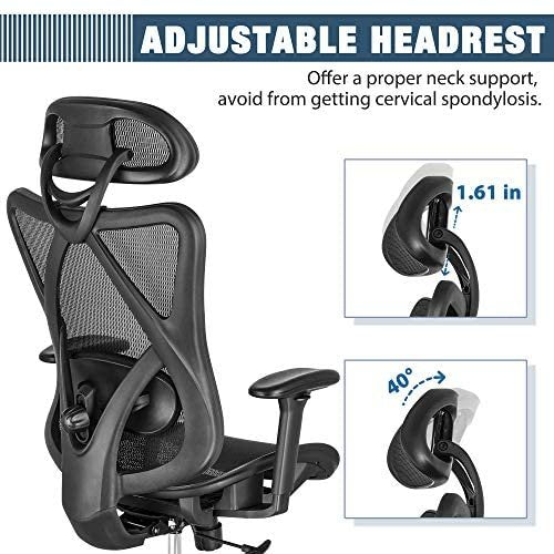 ab2cc595d0244b2ca8a54f35b525e5dd Ergonomic Office Chair, Mesh Computer Desk Chair , High Back Executive Task Chair
