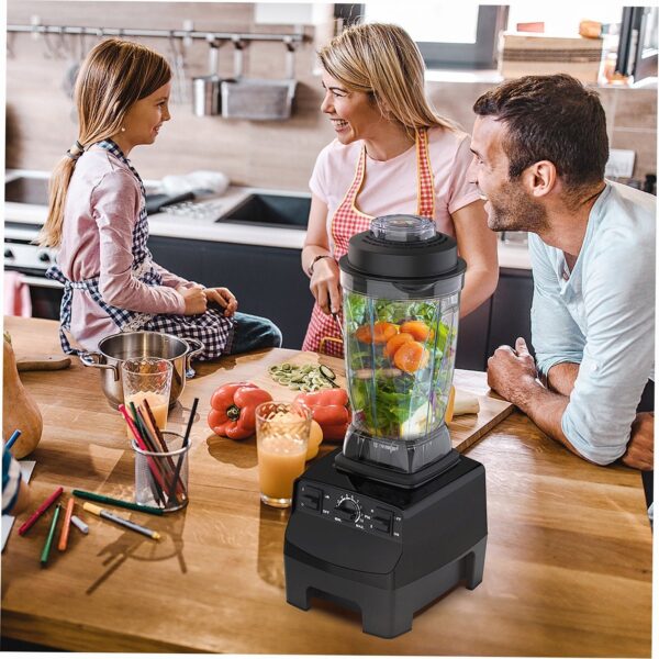 aba4b195b54848f1b12f435672434806 Professional Blender with 1450-Watt Motor & 68 oz Dishwasher-Safe Total Crushing Pitcher, Black