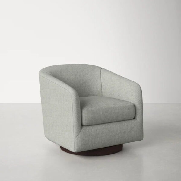 ac2047889e3a49d694b6d54eb0889dce Upholstered Swivel Barrel Chair