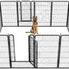 FXW Rollick Dog Playpen for Yard, RV Camping, 32 inch 8 Panels for Small and Medium Dogs│Patented