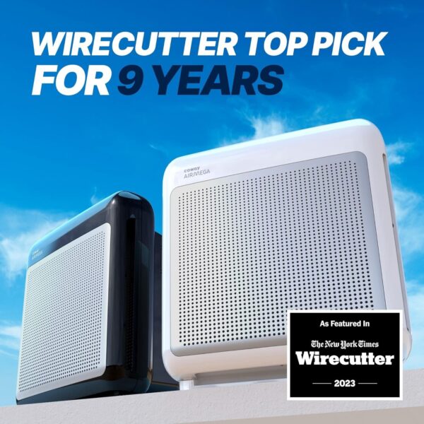 Air Purifiers for Home Up to 1,748ft2, True HEPA Filter for Smoke, Allergies, Pet Dander, Odor, Air Quality Monitor, Auto&Eco Mode, Timer, Filter Indicator, 3yr Warranty, 200M, Black