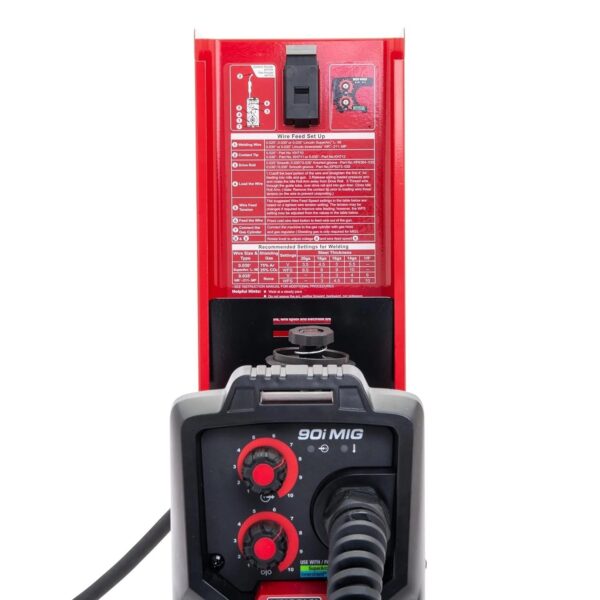 90i FC Flux Core Wire Feed Weld-PAK Welder, 120V Welding Machine, Portable w/Shoulder Strap, Protective Metal Case, Best for Small Jobs, K5255-1