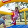Little Tikes Jump ‘n Slide Inflatable Bouncer Includes Heavy Duty Blower With GFCI, Stakes, Repair Patches, And Storage Bag, for Kids Ages 3-8 Years