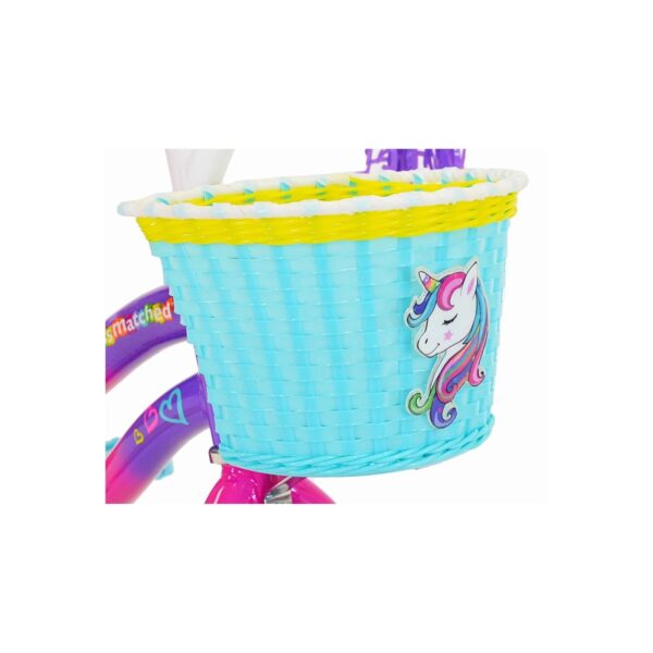 LittleMissMatched 12 In. Let You Be You Unicorn Bike, Pink and Purple