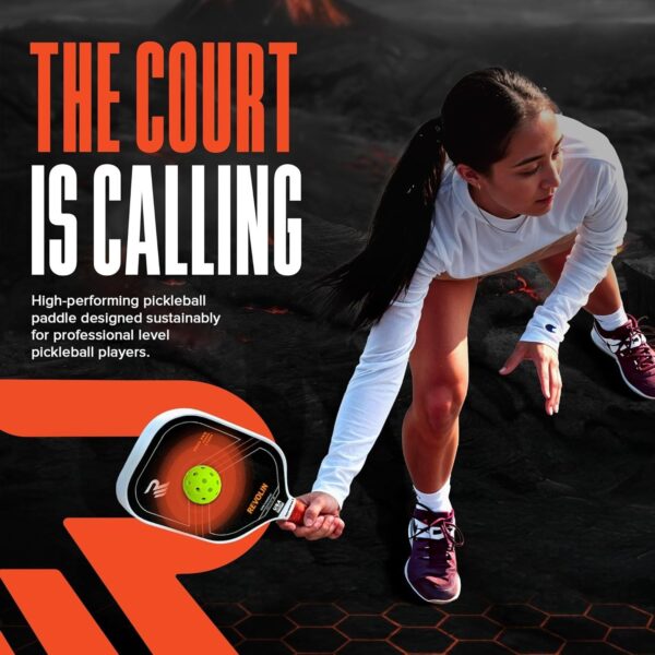 PRO Pickleball Paddles l Pure or Reach l Made with Volcanic Rock l Spin + Power+ Control l USA Tournament Approved l Premium Pickleball Paddle Made in USA l LavaFLXTM Face l 16mm Honeycomb Core