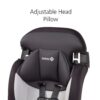 Grow and Go All-in-One Slim Convertible Car Seat, Rear Facing, 5-40 lbs, Forward Facing (30–65 lbs), High Back Booster Seat 40-100 pounds, Aqua Pop