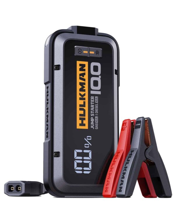 ade98eb1de7f421db053ecaf8360375e HULKMAN Jump Starter for Gas and Diesel Engines