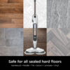 Steam Pickup 3-in-1 Steam Mop Picks Up Debris, Deep Scrubs, & Steam Sanitizes – All At Once, Lightweight Steam Cleaner for Home with Sealed Hard Floors like Hardwood, Tile & Laminate, SD201