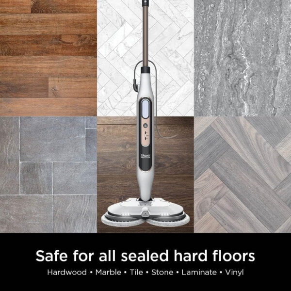 Steam Pickup 3-in-1 Steam Mop Picks Up Debris, Deep Scrubs, & Steam Sanitizes – All At Once, Lightweight Steam Cleaner for Home with Sealed Hard Floors like Hardwood, Tile & Laminate, SD201