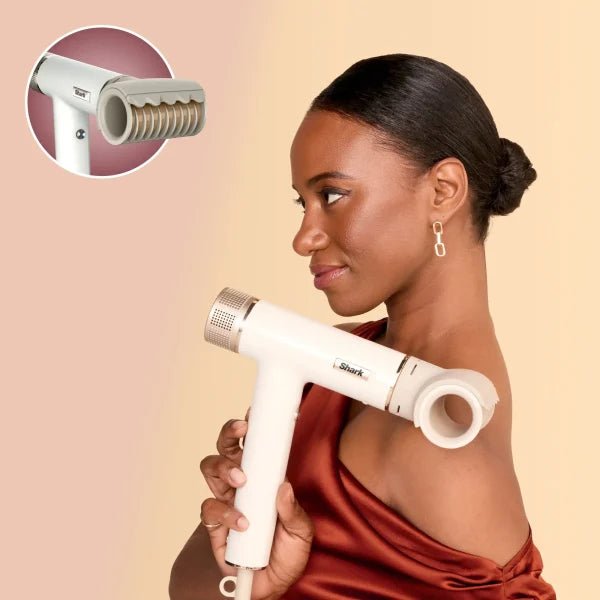 Shark SpeedStyle RapidGloss Finisher and High-Velocity Dryer Silk Straight Wavy