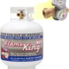 Pound Steel Propane Tank Cylinder with OPD Valve and Built-in Gauge, 20 lb Vertical-Flame King