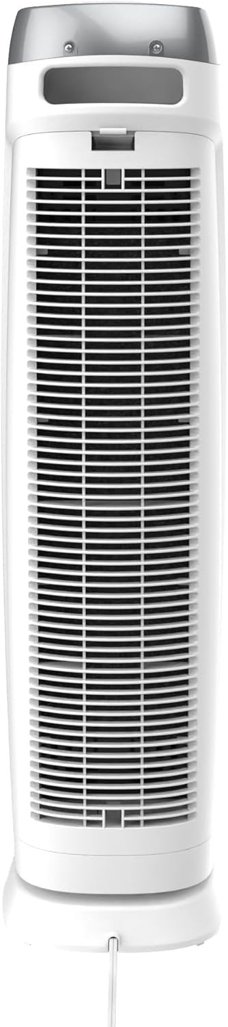 GermGuardian 5-In-1 HEPA Air Purifier for Home, Large Rooms Up To 915 Sq. Ft. with HEPA Pet Air Filter, UV-C Light & Odor Reduction, AC5250PT, 28′′ Tower, Black