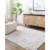 Plush Cream White Washable Rug