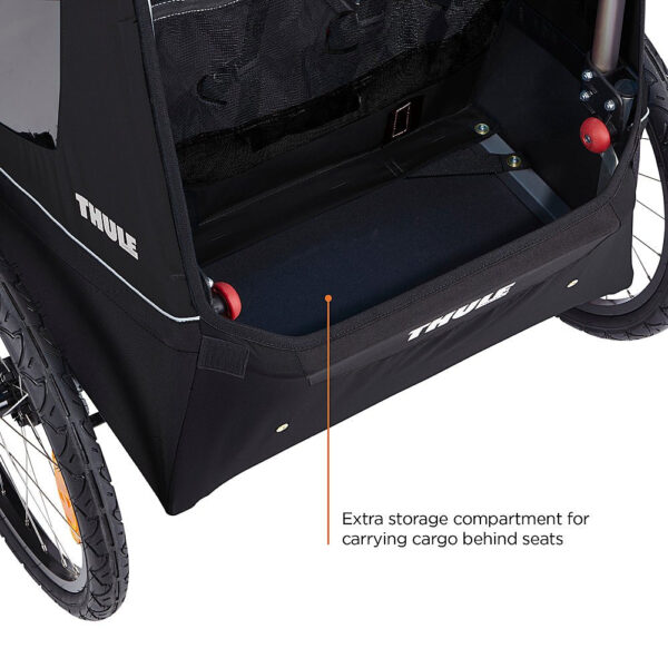 aee016a411f7465eb879cbb70d24b3a3 2-Seat Bicycle Trailer and Stroller – Black