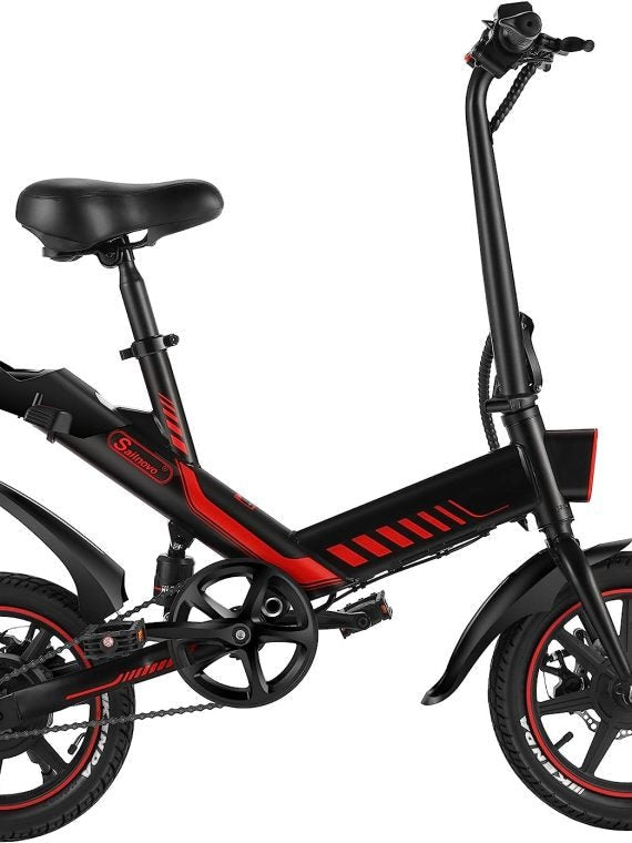 14′′ Folding Electric Bike for Adults & Teens with Built-in Li-ion Battery
