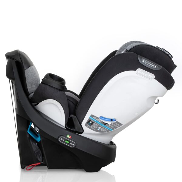 Revolve360 Extend Convertible Car Seat with 360 Degree Rotation, Extended Rear-Facing, Forward-Facing, Booster Mode, and Secure Latch Install, Revere Gray