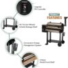 Z GRILLS Wood Pellet Grill Smoker with 552 Cooking Area & Front Shelf for Outdoor BBQ, Smoke, Bake and Roast, 550C
