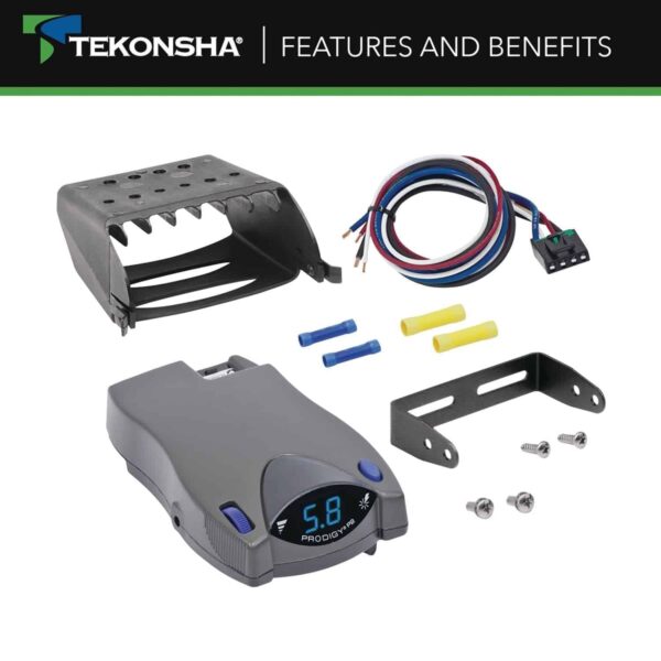 b124b706e0194691a56ba96d6caa5776 TEKONSHA 90885 / Tekonsha Prodigy P2 Electronic Brake Control f/1-4 Axle Trailers Proportional