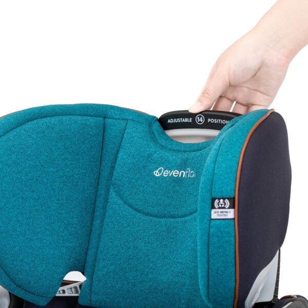 Revolve360 Extend Convertible Car Seat with 360 Degree Rotation, Extended Rear-Facing, Forward-Facing, Booster Mode, and Secure Latch Install, Revere Gray