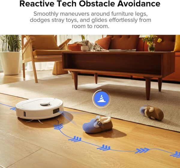 b183f0c9ba5947dab465603edc85b207 Qrevo Pro Robot Vacuum and Mop with FlexiArm Design Edge Mopping, Dynamic Hot Water Mop Washing and Auto Mop Drying, Intelligent Dirt Detection, 7,000 Pa Suction, Ideal for Carpets
